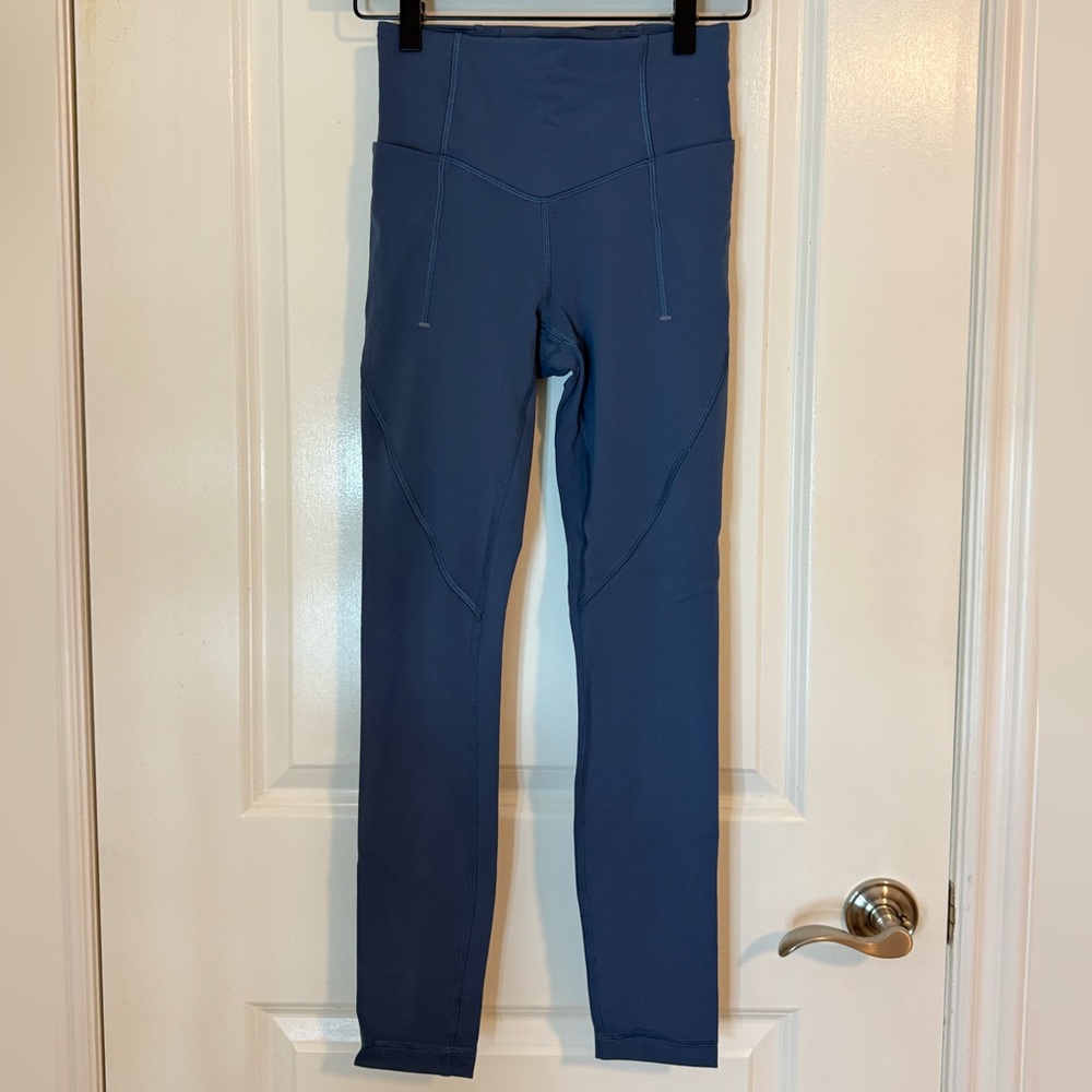 Lululemon Wunder Train Blue Leggings - Size 2